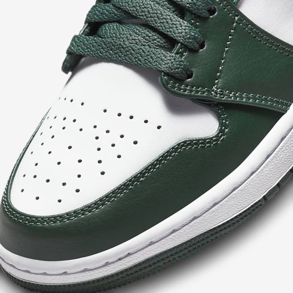 Nike Air Jordan 1 Stredne Jordan Tenisky Panske Zelene Biele | NK205FEL