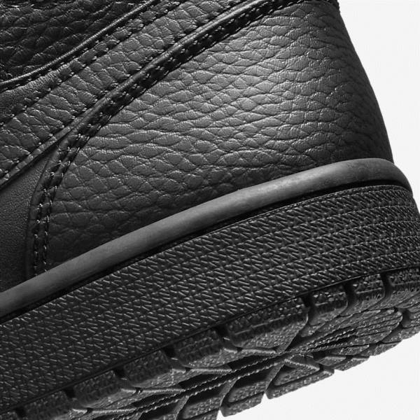 Nike Air Jordan 1 Stredne Jordan Tenisky Panske Čierne | NK752ZWN