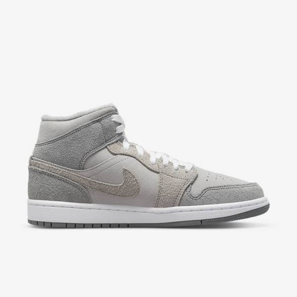 Nike Air Jordan 1 Stredne SE Tenisky Damske Siva Biele Siva | NK631TSG