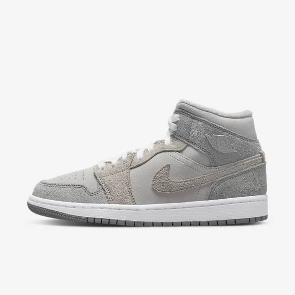 Nike Air Jordan 1 Stredne SE Tenisky Damske Siva Biele Siva | NK631TSG