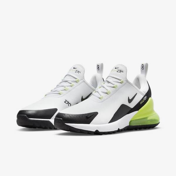 Nike Air Max 270 G Golfove Topanky Damske Biele Čierne | NK405IMG