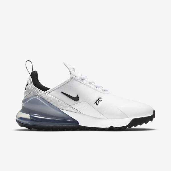 Nike Air Max 270 G Golfove Topanky Damske Biele Platina Čierne | NK820SJH