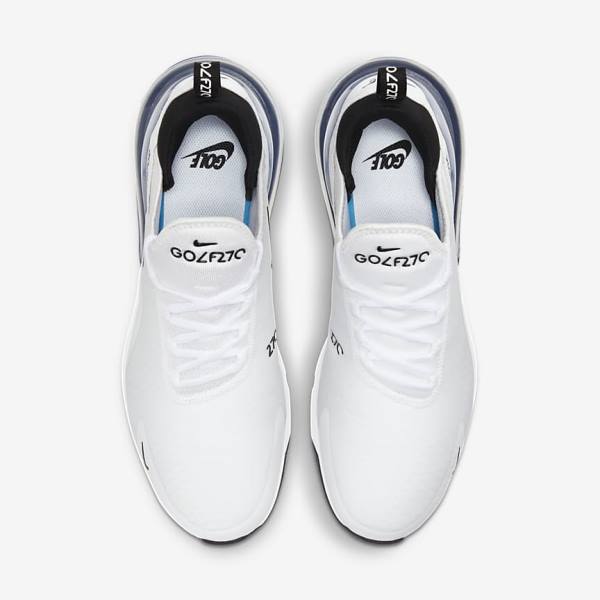 Nike Air Max 270 G Golfove Topanky Damske Biele Platina Čierne | NK820SJH