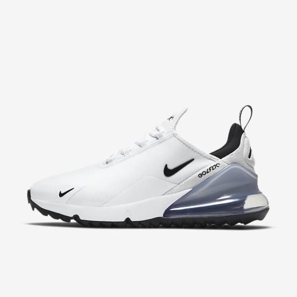 Nike Air Max 270 G Golfove Topanky Damske Biele Platina Čierne | NK820SJH