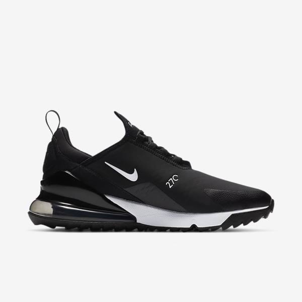 Nike Air Max 270 G Golfove Topanky Panske Čierne Biele | NK048CQH