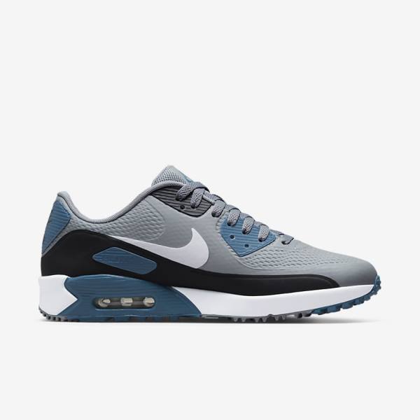 Nike Air Max 90 G Golfove Topanky Damske Siva Čierne Biele | NK826TAK