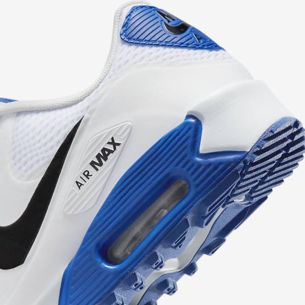 Nike Air Max 90 G Golfove Topanky Panske Biele Modre Platina Čierne | NK521QGM