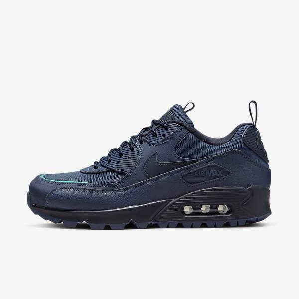 Nike Air Max 90 Surplus Tenisky Panske Námornícka Modrá Obsidian | NK281SZL