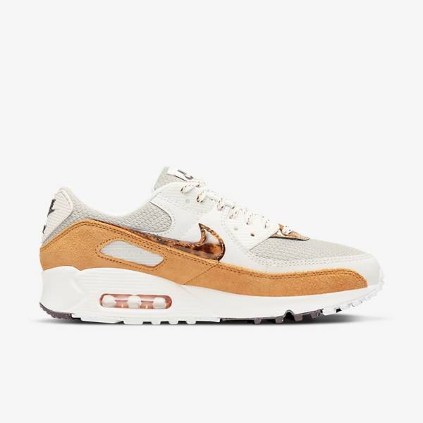 Nike Air Max 90 Tenisky Damske Hnede Svetlo Béžové Žlté | NK350UYA