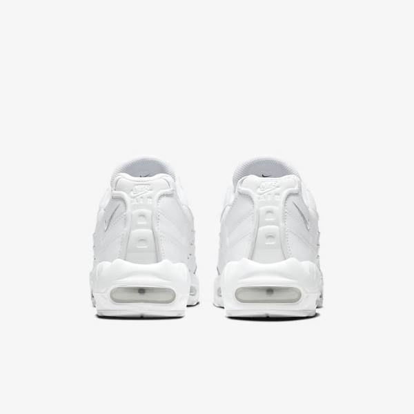 Nike Air Max 95 Essential Tenisky Panske Biele Siva Biele | NK420LXE