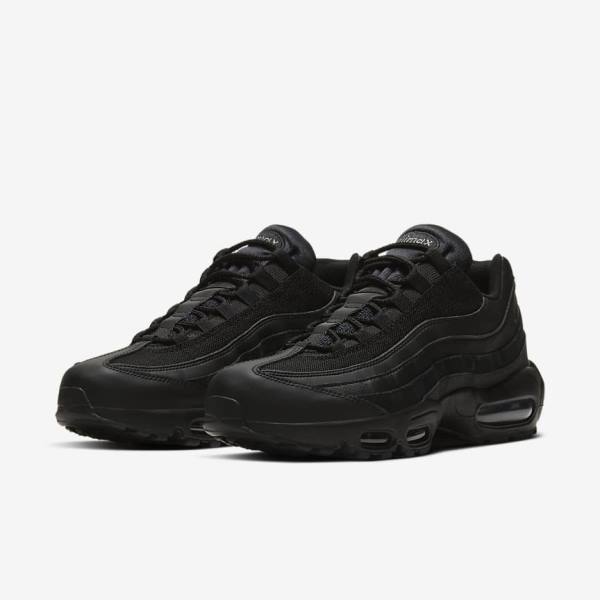 Nike Air Max 95 Essential Tenisky Panske Čierne Tmavo Siva | NK704UIR