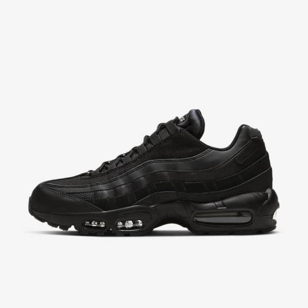 Nike Air Max 95 Essential Tenisky Panske Čierne Tmavo Siva | NK704UIR