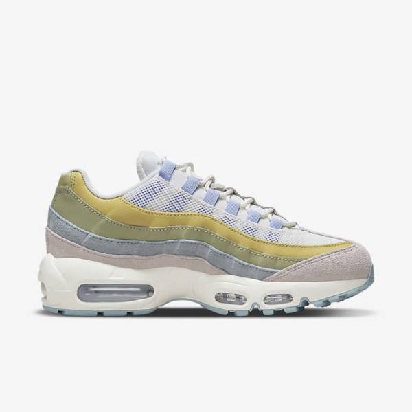 Nike Air Max 95 Tenisky Damske Svetlo Modre Olivovo Zelená | NK973THF