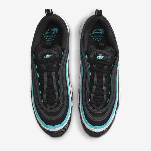 Nike Air Max 97 SE Tenisky Panske Čierne Biele Tyrkysové | NK857QZX