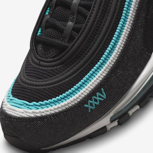 Nike Air Max 97 SE Tenisky Panske Čierne Biele Tyrkysové | NK857QZX