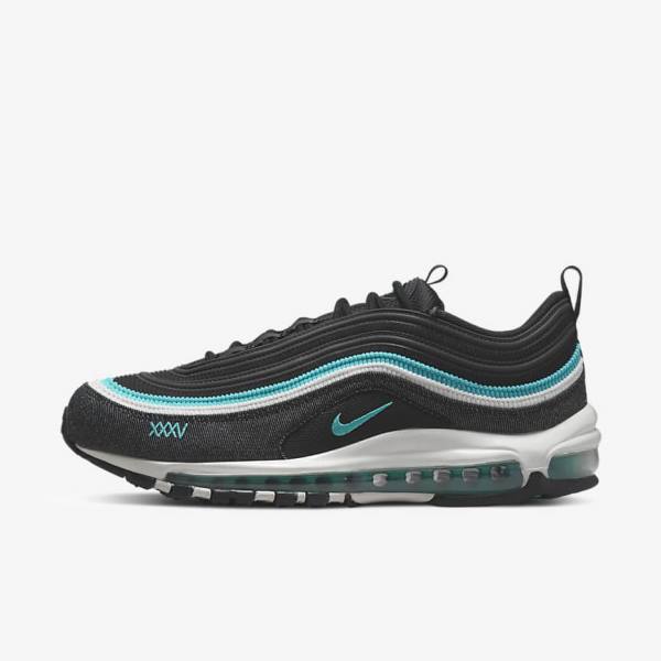 Nike Air Max 97 SE Tenisky Panske Čierne Biele Tyrkysové | NK857QZX