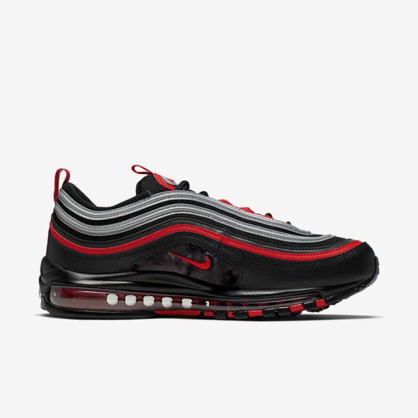 Nike Air Max 97 Tenisky Panske Čierne Metal Strieborne Červené | NK403KVX