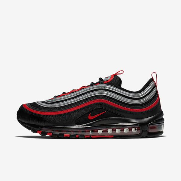 Nike Air Max 97 Tenisky Panske Čierne Metal Strieborne Červené | NK403KVX