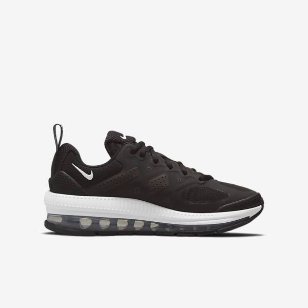 Nike Air Max Genome Older Vychadzkova Obuv Detske Čierne Tmavo Siva Biele | NK375QPG