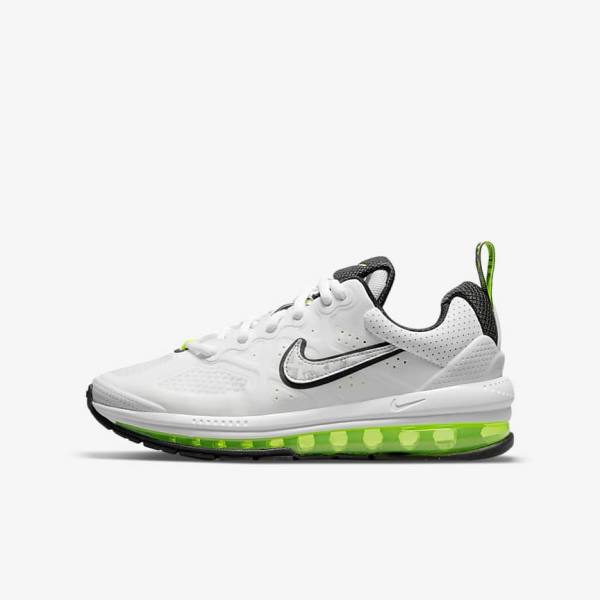 Nike Air Max Genome Older Vychadzkova Obuv Detske Biele Platina Čierne | NK509KUX