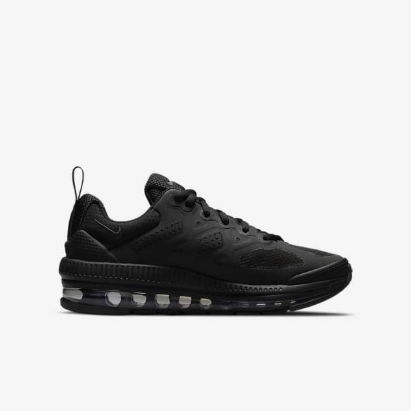 Nike Air Max Genome Older Vychadzkova Obuv Detske Čierne Tmavo Siva | NK872REL