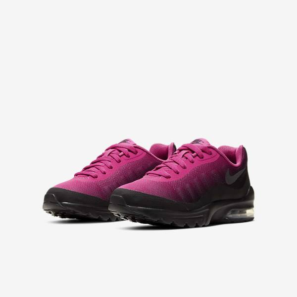 Nike Air Max Invigor Older Tenisky Detske Čierne Siva | NK124ANS