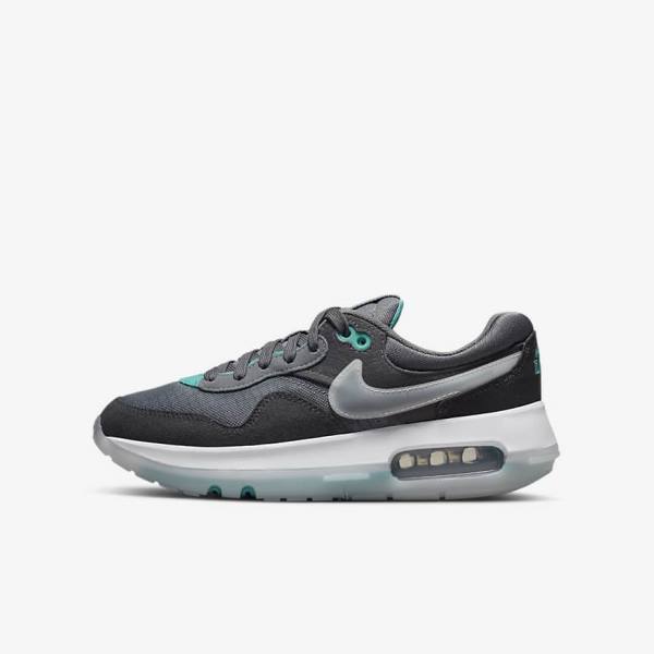 Nike Air Max Motif Older Tenisky Detske Siva Tyrkysové Tmavo Siva Čierne | NK094SQK