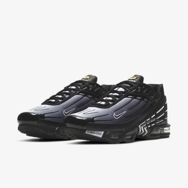 Nike Air Max Plus III Tenisky Panske Čierne Biele | NK756NDL