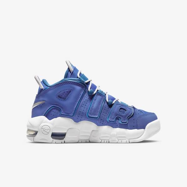 Nike Air More Uptempo Older Tenisky Detske Modre Biele | NK390XRE