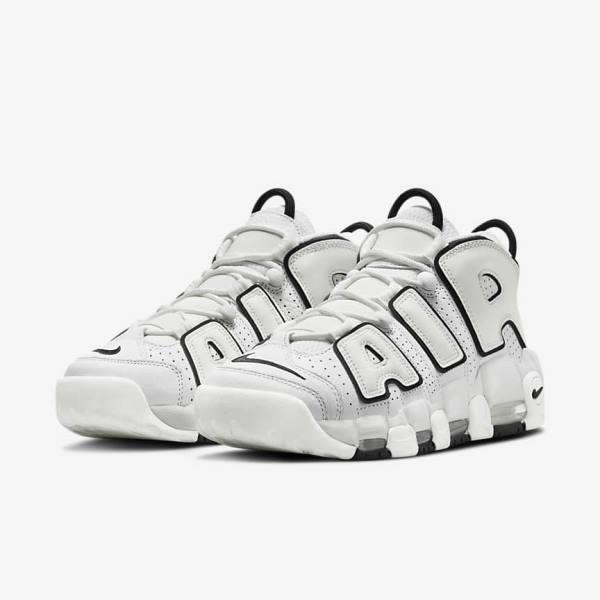 Nike Air More Uptempo Tenisky Damske Biele Čierne | NK726XYF