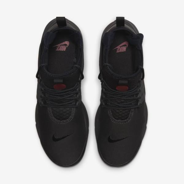 Nike Air Presto Stredne Utility Tenisky Panske Čierne Tmavo Siva Modre Červené | NK753LWV