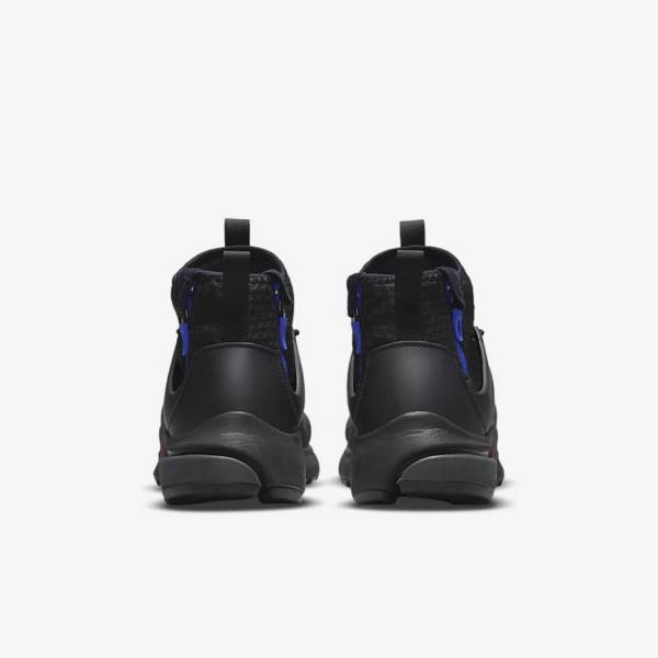 Nike Air Presto Stredne Utility Tenisky Panske Čierne Tmavo Siva Modre Červené | NK753LWV