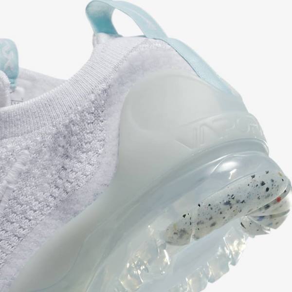 Nike Air VaporMax 2021 FK Older Tenisky Detske Biele | NK049BDP