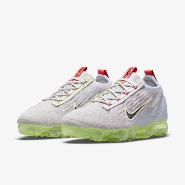 Nike Air VaporMax 2021 FK Tenisky Damske Svetlo Béžové Svetlo Zelene Čierne | NK156EKH