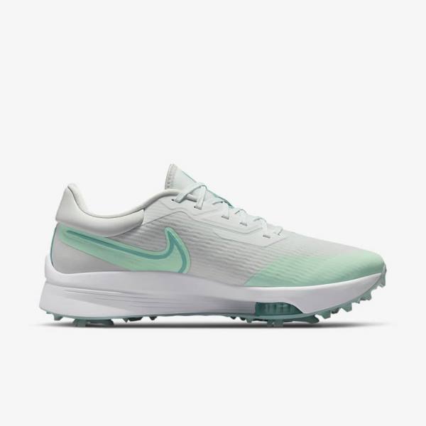 Nike Air Zoom Infinity Tour NEXT% Golfove Topanky Panske Biele Mätové Platina Tyrkysové | NK607HIC