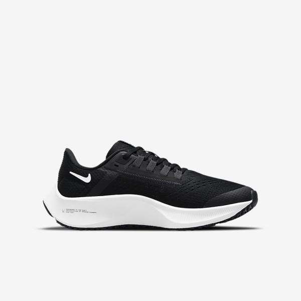 Nike Air Zoom Pegasus 38 Older Cestne Bežecké Tenisky Detske Čierne Tmavo Siva Biele | NK240XSI