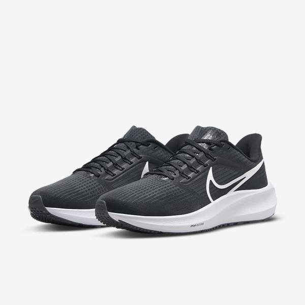 Nike Air Zoom Pegasus 39 Cestne Bežecké Tenisky Damske Čierne Tmavo Siva Biele | NK148UJO