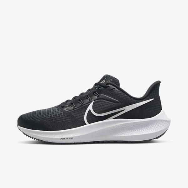 Nike Air Zoom Pegasus 39 Cestne Bežecké Tenisky Damske Čierne Tmavo Siva Biele | NK148UJO