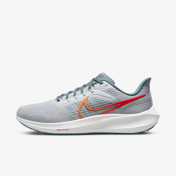 Nike Air Zoom Pegasus 39 Cestne Bežecké Tenisky Panske Platina Oranžové | NK928FYG