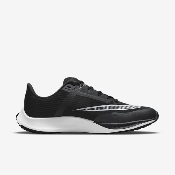 Nike Air Zoom Rival Fly 3 Cestne Zavodne Bežecké Tenisky Panske Čierne Tmavo Siva Biele | NK876VOH