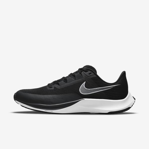 Nike Air Zoom Rival Fly 3 Cestne Zavodne Bežecké Tenisky Panske Čierne Tmavo Siva Biele | NK876VOH