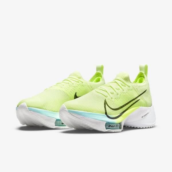 Nike Air Zoom Tempo NEXT% Cestne Bežecké Tenisky Damske Biele Zelene Tyrkysové Tyrkysové | NK046OZL