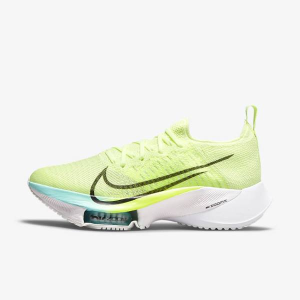 Nike Air Zoom Tempo NEXT% Cestne Bežecké Tenisky Damske Biele Zelene Tyrkysové Tyrkysové | NK046OZL