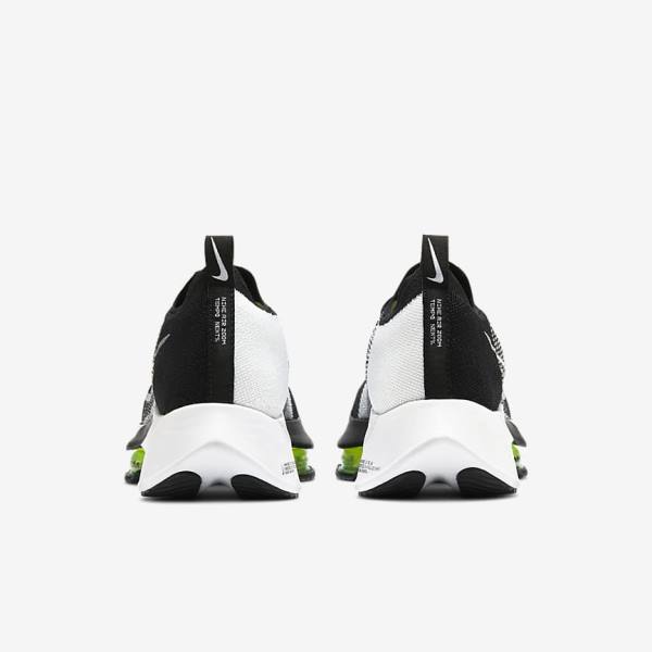 Nike Air Zoom Tempo NEXT% Cestne Bežecké Tenisky Panske Čierne Biele | NK781MHB