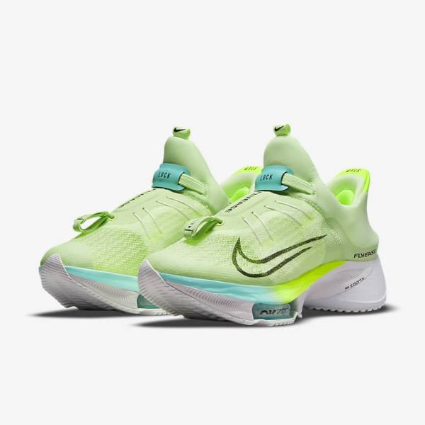 Nike Air Zoom Tempo NEXT% FlyEase Easy On-Off Cestne Bežecké Tenisky Damske Tyrkysové Čierne | NK230NXV