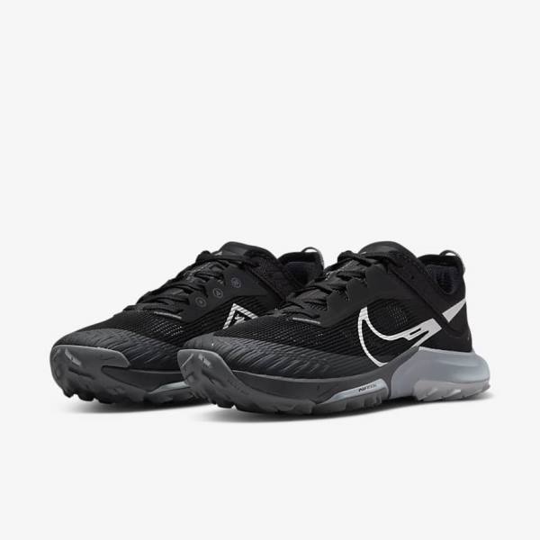 Nike Air Zoom Terra Kiger 8 Trailove Bežecké Tenisky Panske Čierne Tmavo Siva Platina | NK837JTO