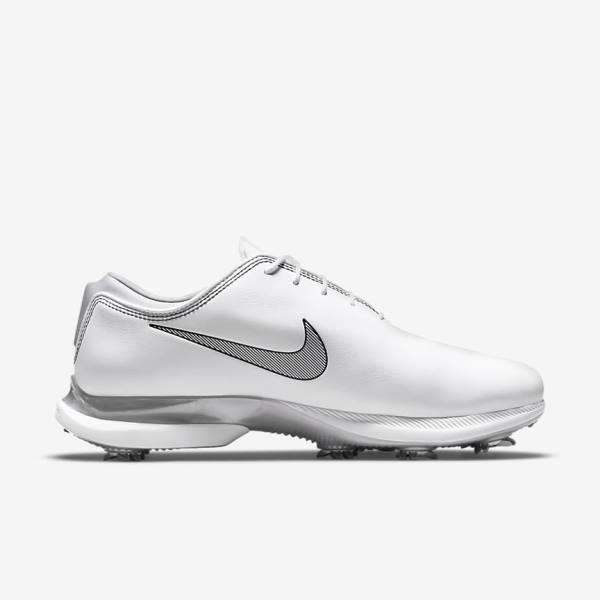 Nike Air Zoom Victory Tour 2 Golfove Topanky Panske Biele Metal Platina Čierne | NK427GLZ