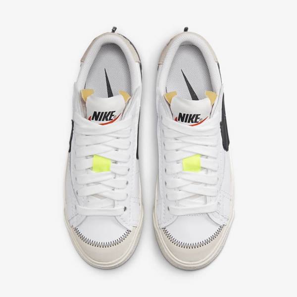 Nike Blazer Low 77 Jumbo Tenisky Damske Biele Čierne | NK362RIY