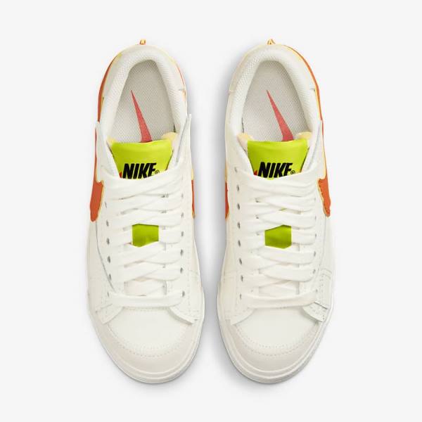 Nike Blazer Low 77 Jumbo Tenisky Damske Zelene Oranžové | NK436GSQ