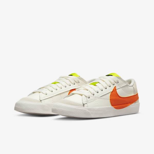 Nike Blazer Low 77 Jumbo Tenisky Damske Zelene Oranžové | NK436GSQ